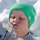 Prinsa Sverre Magnus herskostallá marshmallow njálgáiguin (Govva: Lise Åserud, NTB Scanpix)